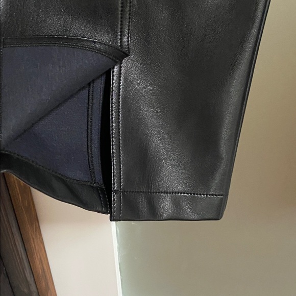 Cinq A Sept Black Vegan Leather Shanis Pants - Picture 8 of 14